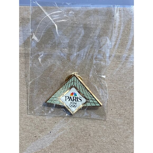 NBC Olympic Paris Louvre Lapel Pin - Picture 1 of 2